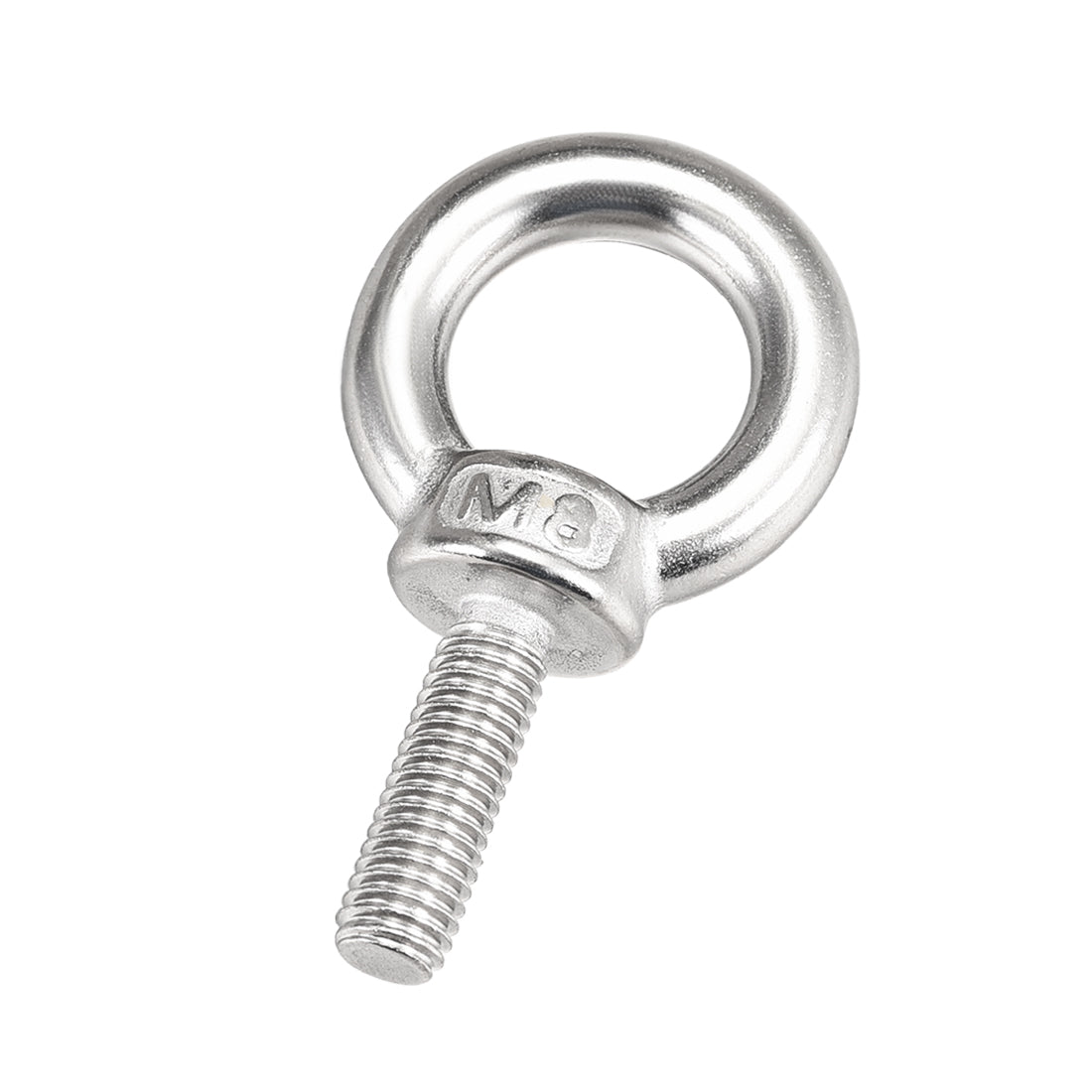 uxcell Uxcell Lifting Eye Bolt M x mm Male Thread 304 Stainless Steel for Hanging, Pack of 5
