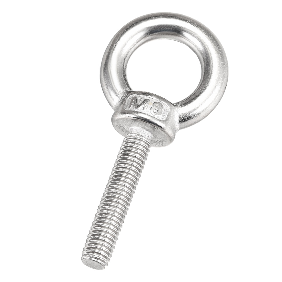 uxcell Uxcell Lifting Eye Bolt M x mm Male Thread 304 Stainless Steel for Hanging, Pack of 5