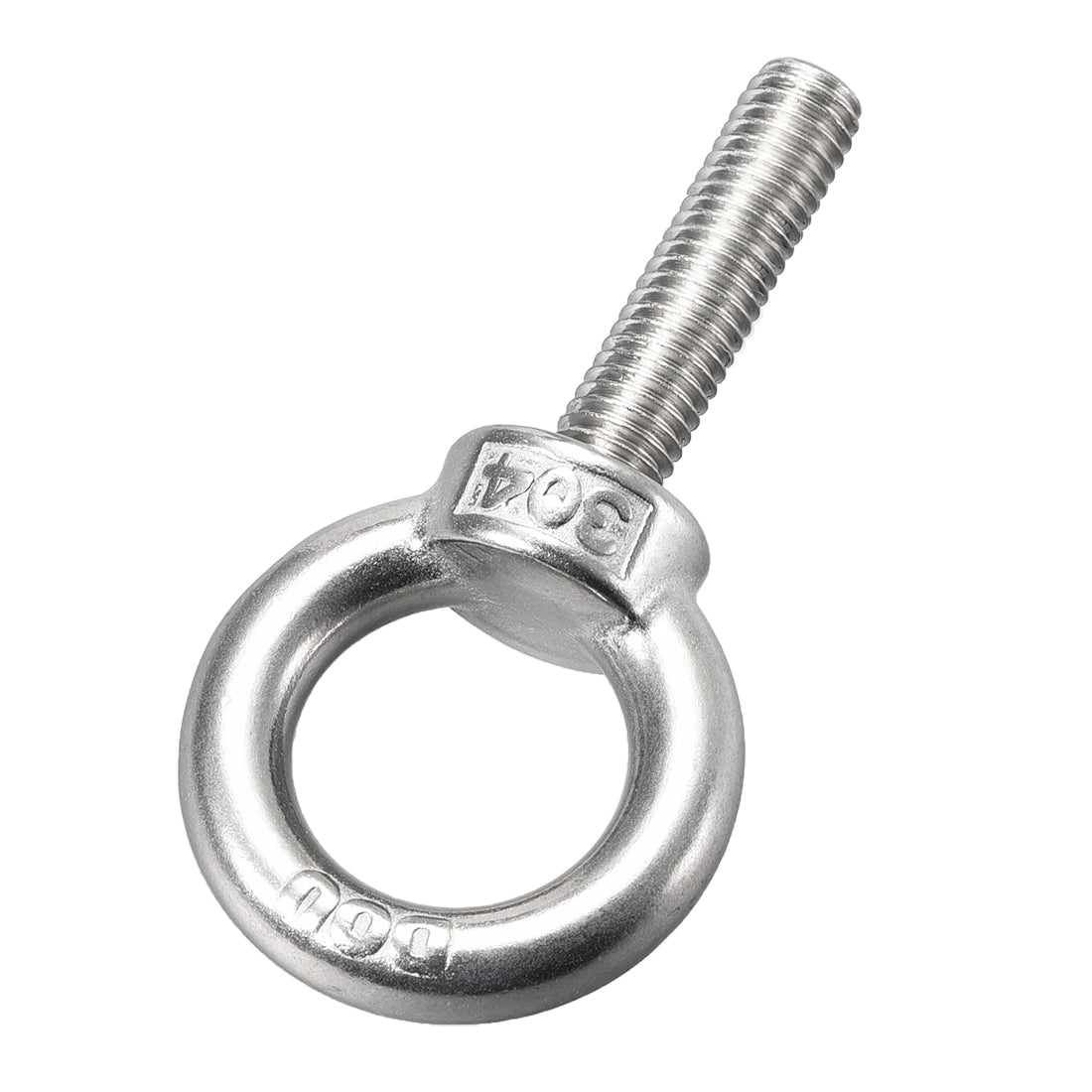 uxcell Uxcell Lifting Eye Bolt M x mm Male Thread 304 Stainless Steel for Hanging, Pack of 5