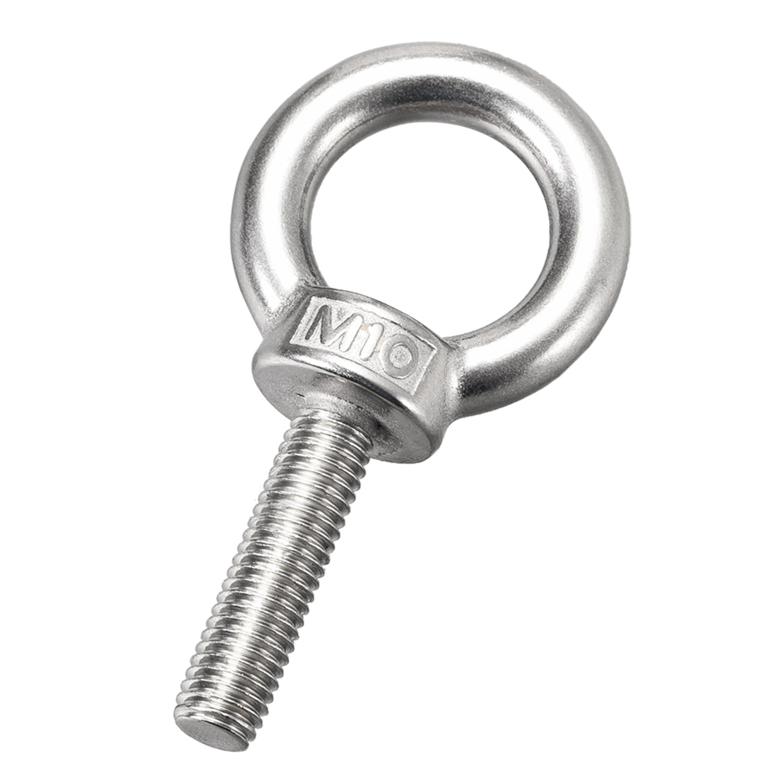 uxcell Uxcell Lifting Eye Bolt M x mm Male Thread 304 Stainless Steel for Hanging, Pack of 5