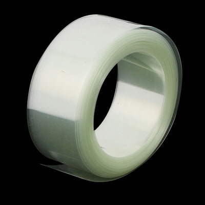 Harfington 27mm Flat Width 6M Length PVC Heat Shrinkable Tube Clear for 16340 123A Battery