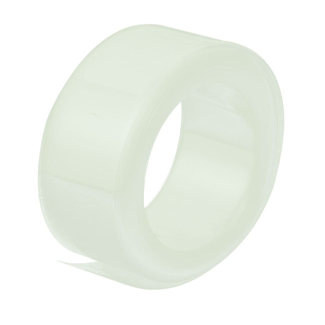 Harfington 27mm Flat Width 6M Length PVC Heat Shrinkable Tube Clear for 16340 123A Battery