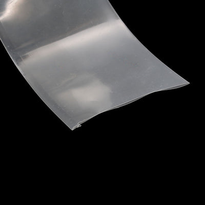 Harfington 40mm Flat Width 1M Length PVC Heat Shrinkable Tube Clear for 2xAA 9V Battery