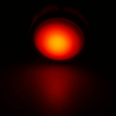 Harfington Uxcell Touch Tap Light LED Push Puck Night Light AAA Battery Powered Press ON OFF Under Cabinet Closet Lamp 9.8cm Red 2pcs