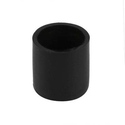 Harfington 6pcs 12mm Diameter Tube Insert Chair Leg Cap Round Black PVC Tubing Plug