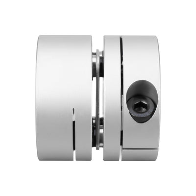Harfington Uxcell 8mm to 6.35mm Bore One Single Diaphragm Motor Wheel Flexible Coupling Joint