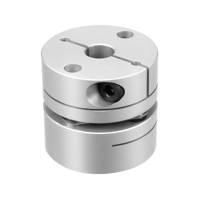 uxcell Uxcell 8mm to 6.35mm Bore One Single Diaphragm Motor Wheel Flexible Coupling Joint