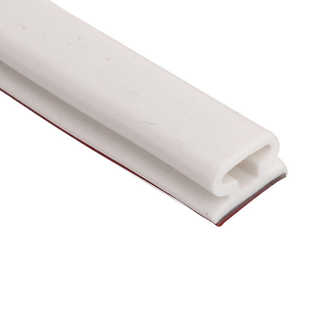 uxcell Uxcell 10mmx6mm 4M Silicone Rubber Self-adhesive Door Window Weather Stripping White