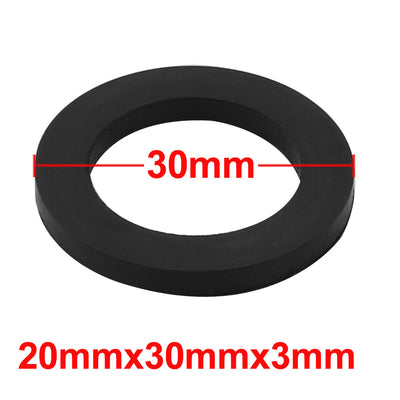 Harfington Nitrile Rubber Flat Washers for Screw Bolt Thick Assortment Pack of 30