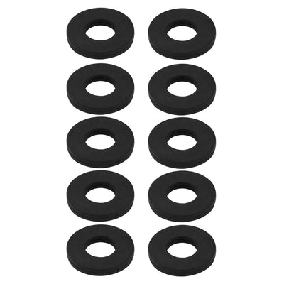 Harfington Nitrile Rubber Flat Washers for Screw Bolt Thick Assortment Pack of 10