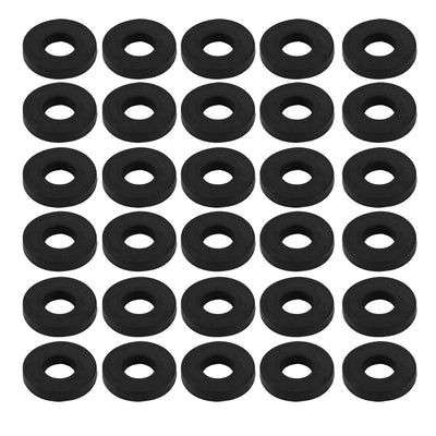 Harfington Nitrile Rubber Flat Washers for Screw Bolt Thick Assortment Pack of 30