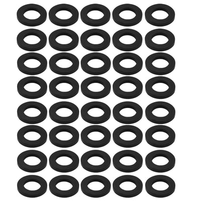 Harfington Uxcell Nitrile Rubber Flat Washers for Screw Bolt Thick Assortment Pack of 40