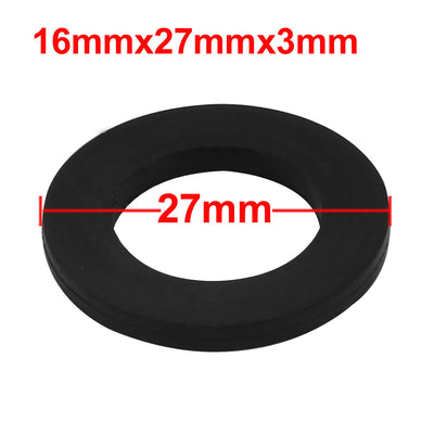 Harfington Uxcell Nitrile Rubber Flat Washers for Screw Bolt Thick Assortment Pack of 40