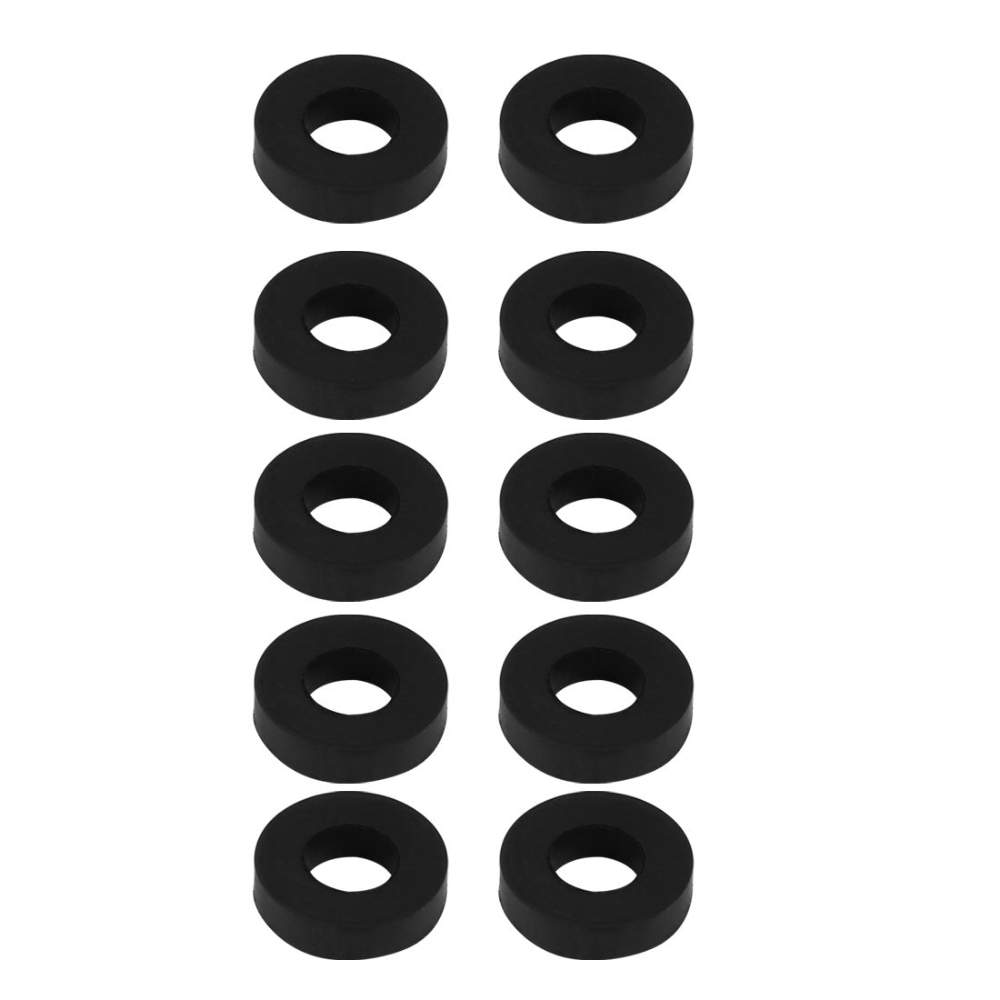uxcell Nitrile Rubber Flat Washers for Screw Bolt Thick Assortment Pack of 10