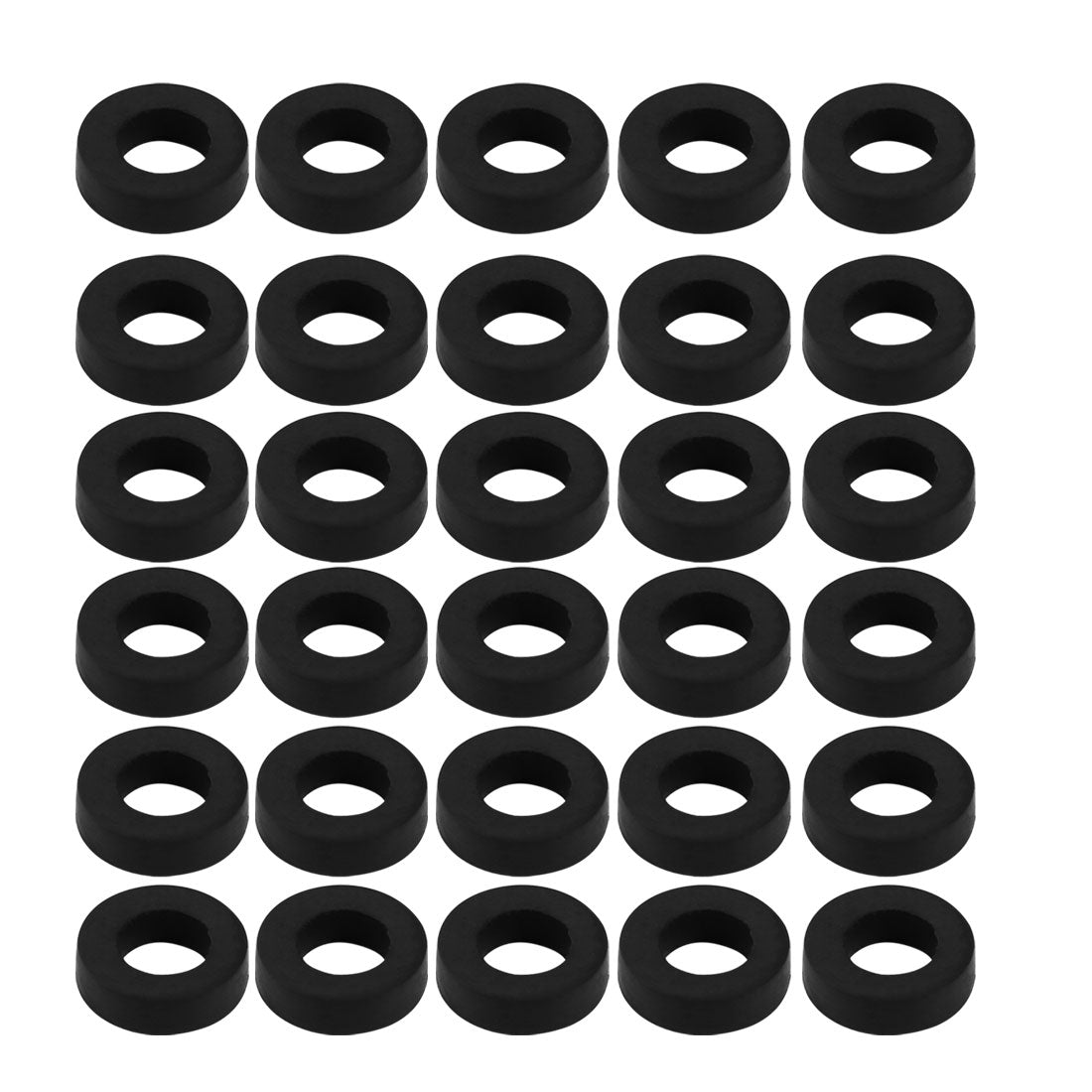 uxcell Nitrile Rubber Flat Washers for Screw Bolt Thick Assortment Pack of 30