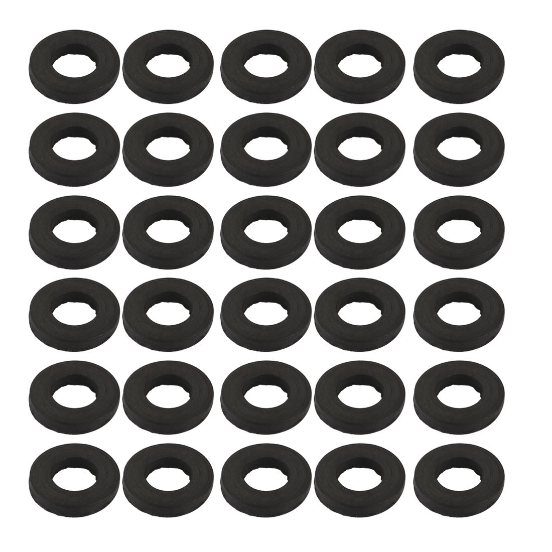 uxcell Nitrile Rubber Flat Washers for Screw Bolt Thick Assortment Pack of 30
