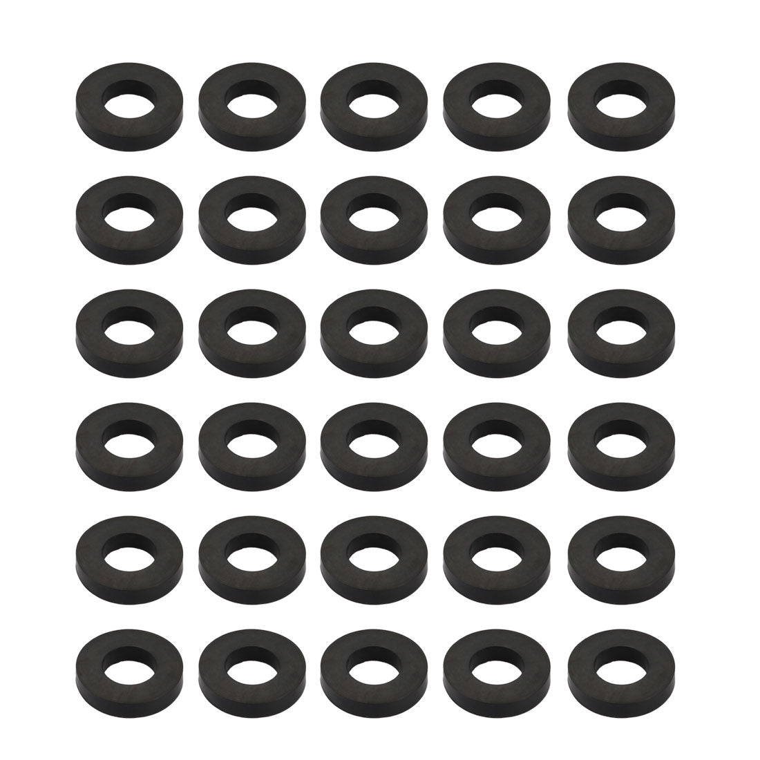 uxcell Nitrile Rubber Flat Washers for Screw Bolt Thick Assortment Pack of 30