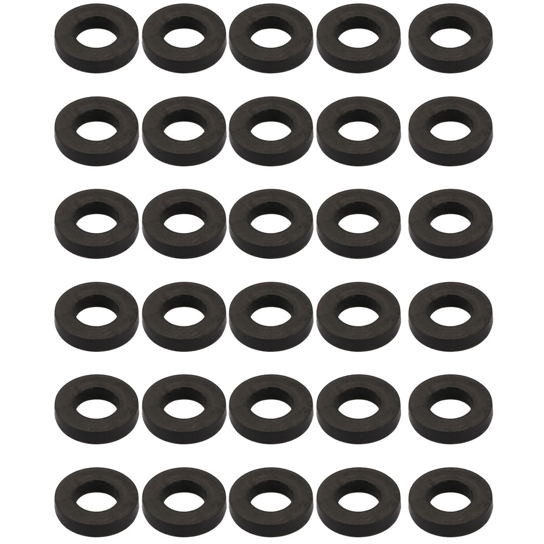 uxcell Nitrile Rubber Flat Washers for Screw Bolt Thick Assortment Pack of 30