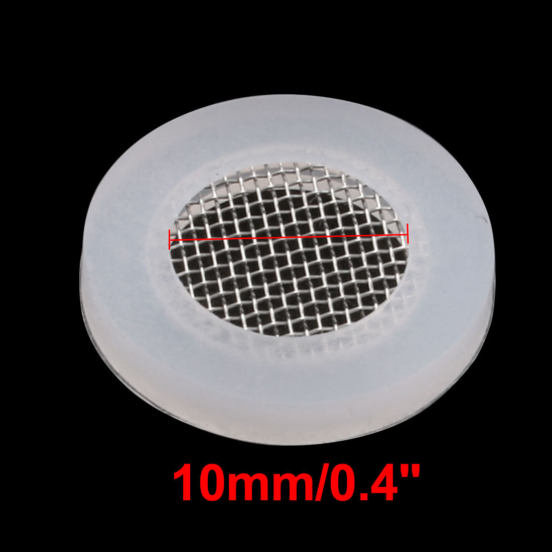 uxcell Uxcell 5pcs White Silica Gel Round Flat Washers Assortment Size 10x19x3mm