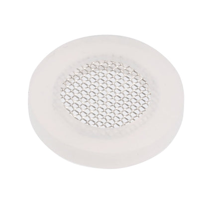 Harfington Uxcell 5pcs White Silica Gel Round Flat Washers Assortment Size 10x19x3mm