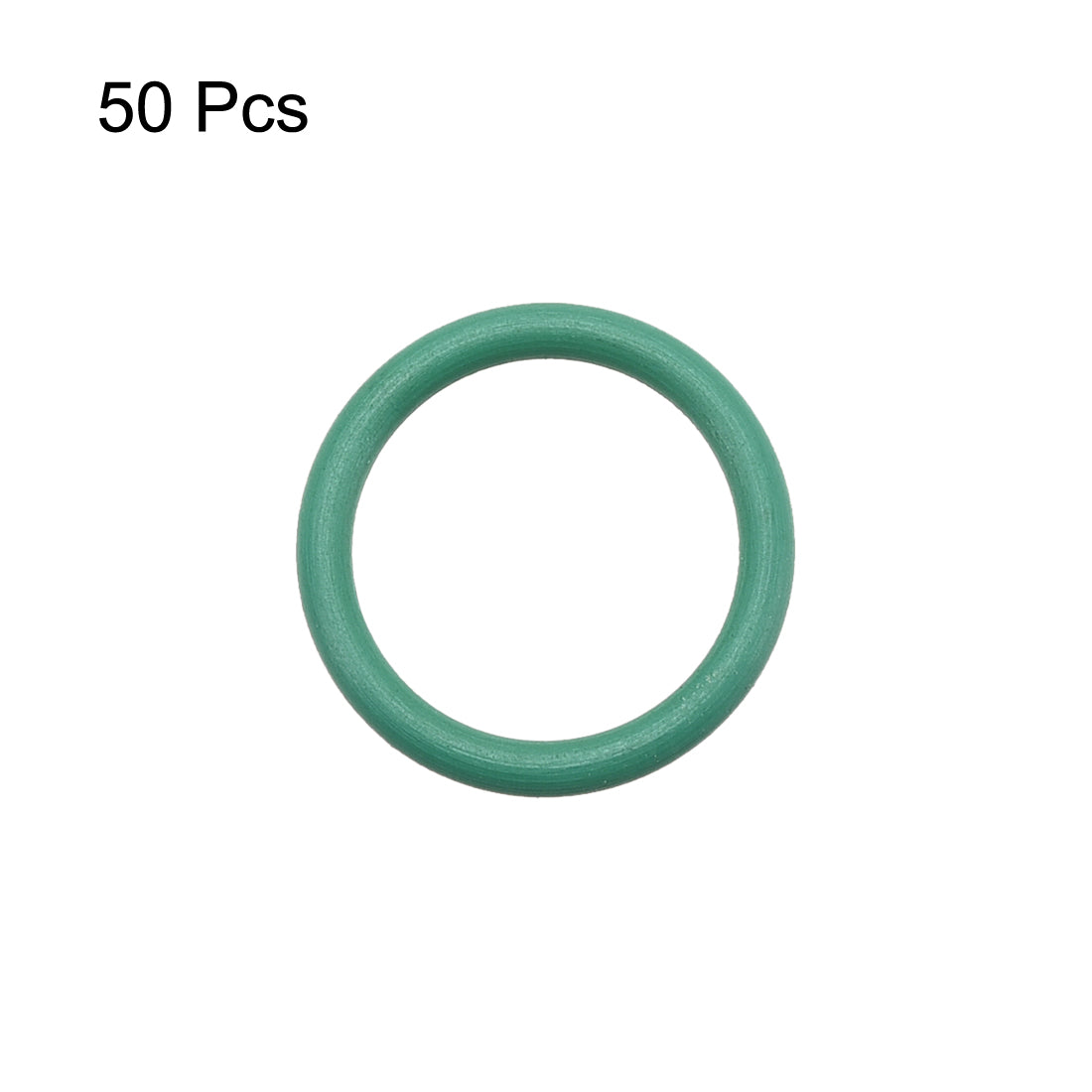 uxcell Uxcell 50pcs 13mm x 1.5mm Size Mechanical Rubber O Ring Oil Seal Gaskets Green