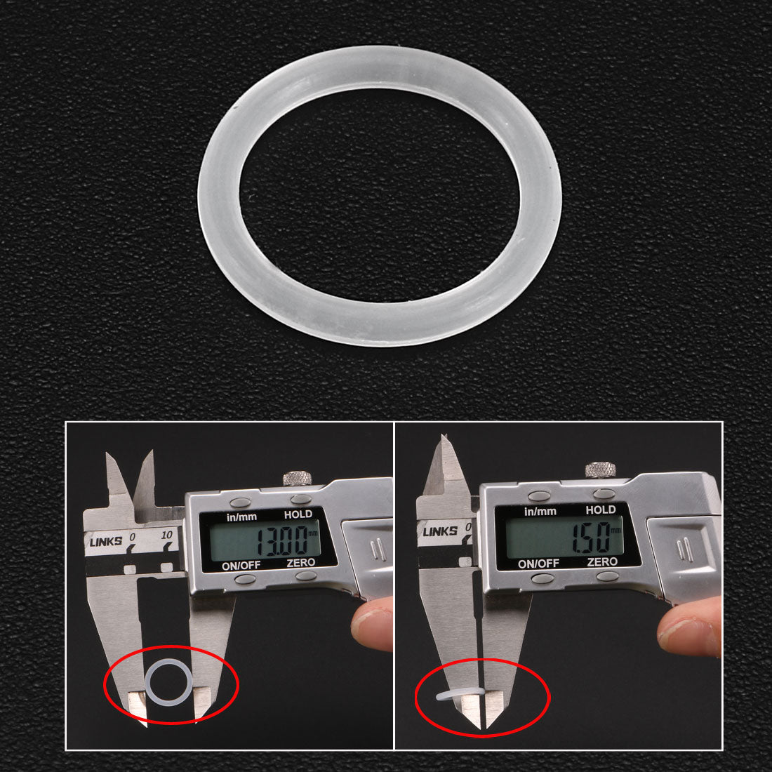 uxcell Silicone O-Rings, VMQ Seal Gasket for Compressor Valves