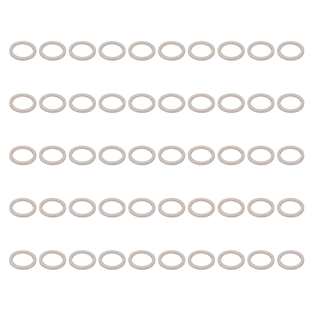 uxcell Uxcell 50Pcs 14mmx18mmx1.5mm Aluminum Motorcycle Hardware Drain Plug Washer