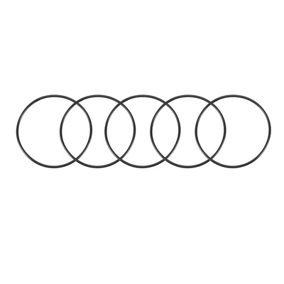 uxcell Uxcell 30pcs Black Nitrile Butadiene Rubber NBR O-Ring 30mm Inner Dia 1mm Width