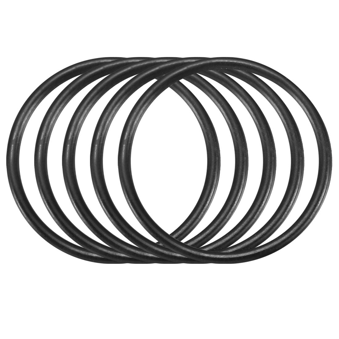 uxcell Uxcell 30pcs Black Nitrile Butadiene Rubber NBR O-Ring 20mm Inner Dia 1.3mm Width