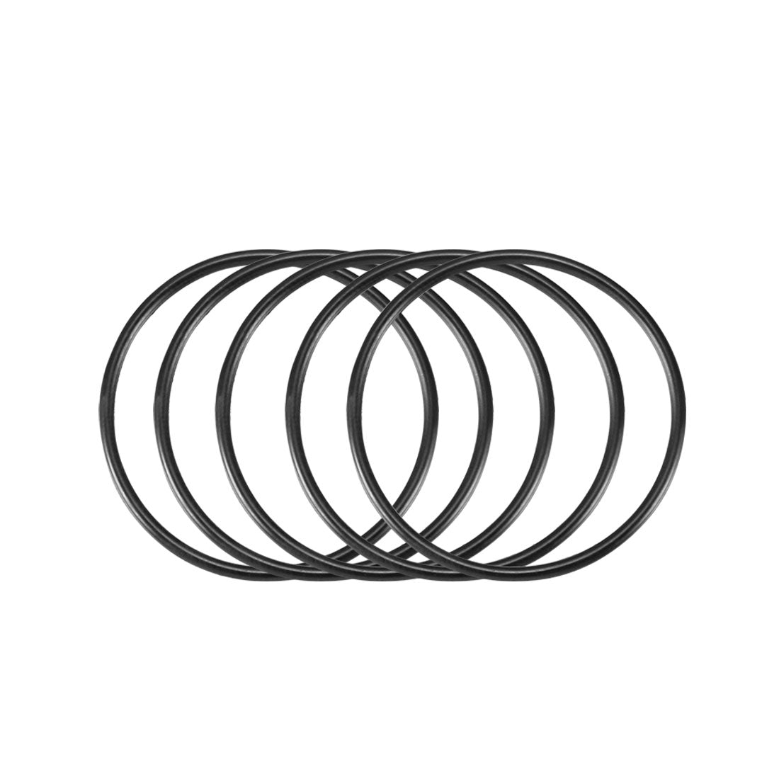 uxcell Uxcell 30pcs Black Nitrile Butadiene Rubber NBR O-Ring 30mm Inner Dia 1.5mm Width