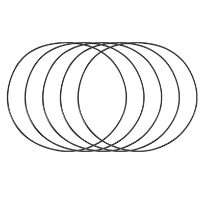 uxcell Uxcell 30pcs Black Nitrile Butadiene Rubber NBR O-Ring 71mm Inner Dia 1mm Width