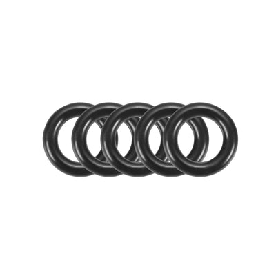 uxcell 30pcs Black Nitrile Butadiene Rubber NBR O-Ring 5.28mm Inner Dia 1.78mm Width
