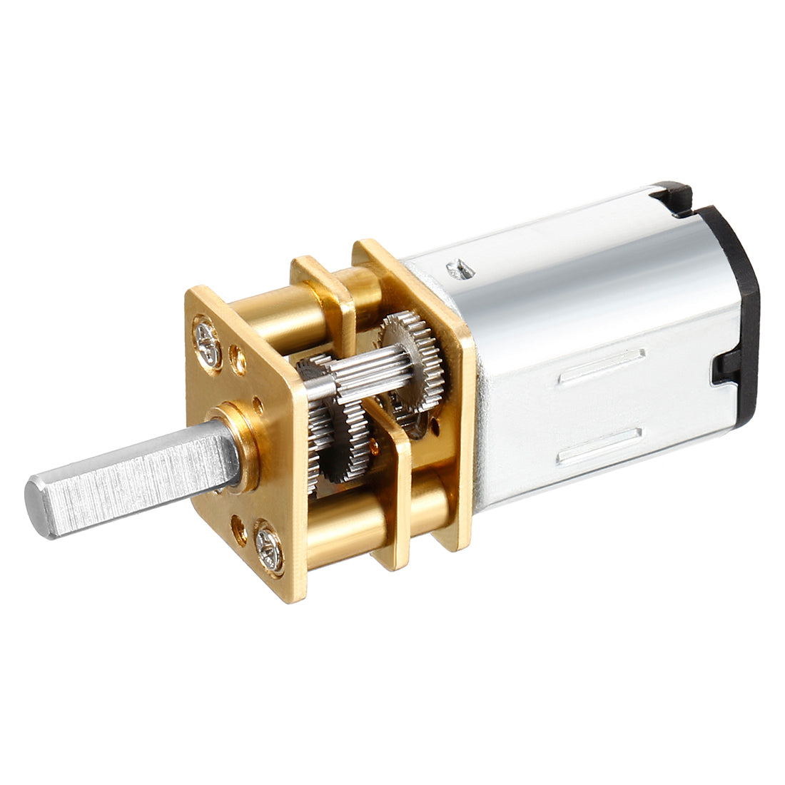 uxcell Uxcell DC 6V 100RPM Micro Gear Box Speed Reduction Motor 0.18A Electric Geared Motor with 2 Terminals