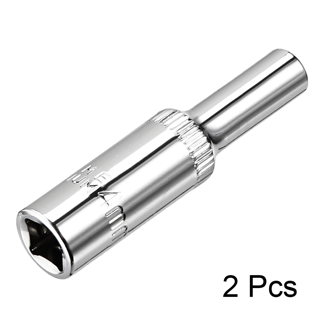 uxcell Uxcell Drive 6-Point Deep Socket, Metric, Cr-V 1