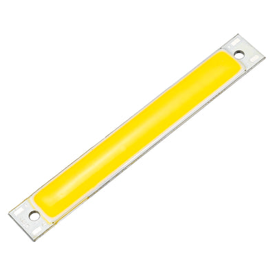 uxcell Uxcell 300mA 1W COB LED Strip Light Lamp Chip Warm White High Power 50mmx7mm Luminous Surface