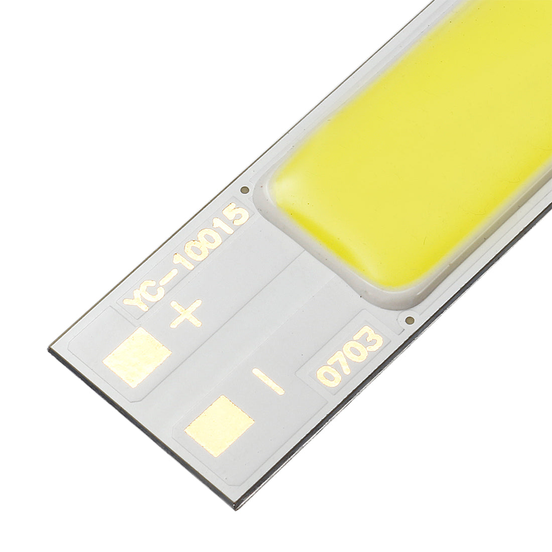 uxcell Uxcell 300mA 7W COB LED Strip Light Lamp Chip Pure White High Power 70mmx11mm Luminous Surface