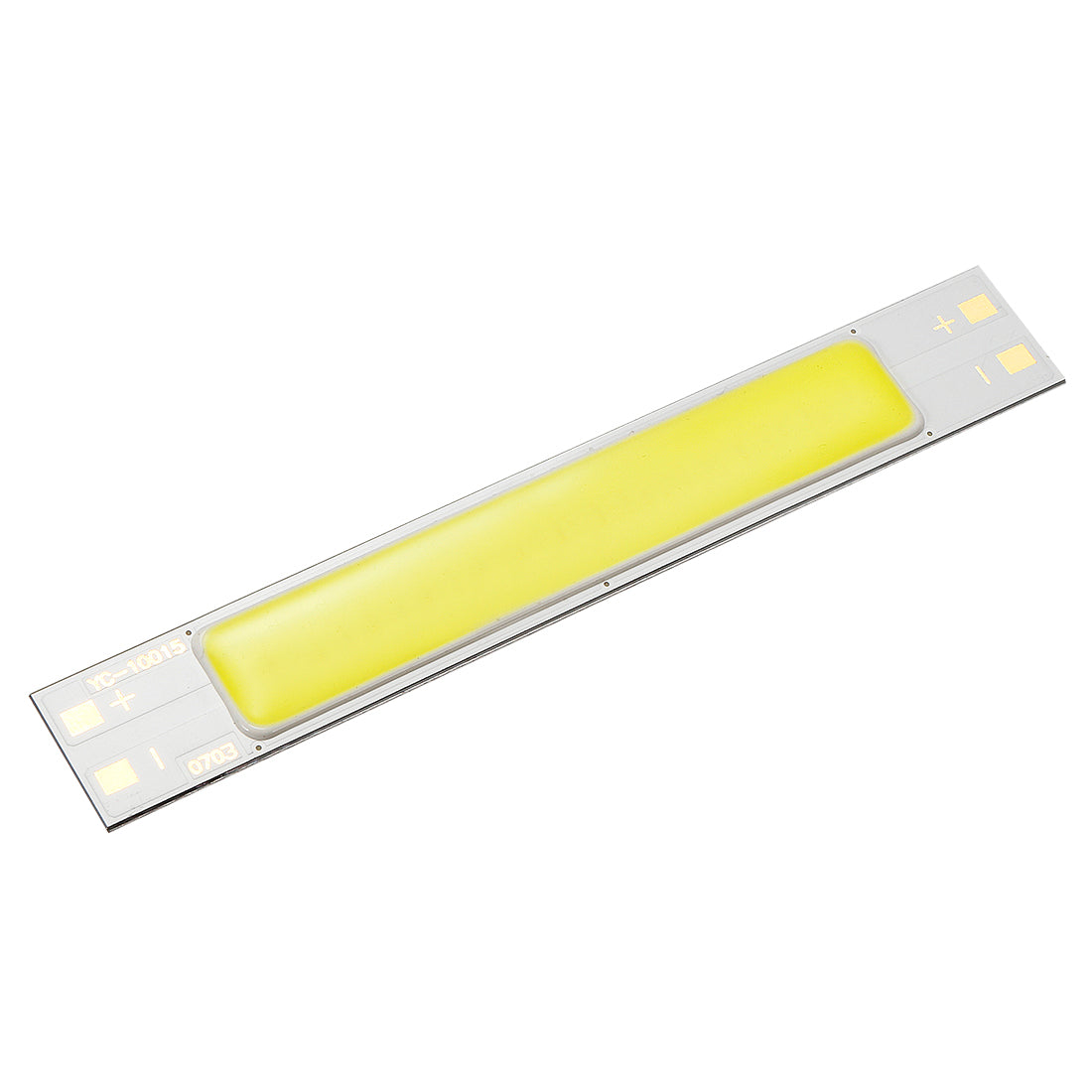 uxcell Uxcell 300mA 7W COB LED Strip Light Lamp Chip Pure White High Power 70mmx11mm Luminous Surface