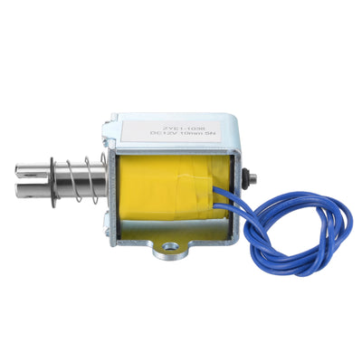 Harfington Uxcell ZYE1(TAU)-1038 DC 12V Pull Type Open Frame Solenoid Electromagnet