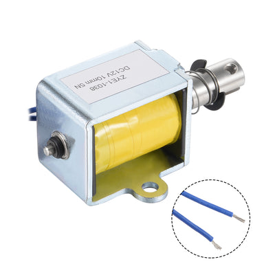 Harfington Uxcell ZYE1(TAU)-1038 DC 12V Pull Type Open Frame Solenoid Electromagnet