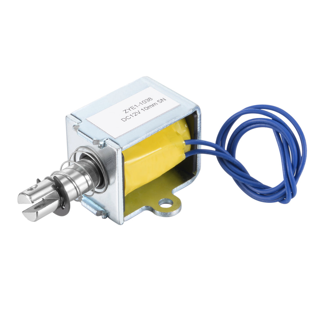 uxcell Uxcell ZYE1(TAU)-1038 DC 12V Pull Type Open Frame Solenoid Electromagnet