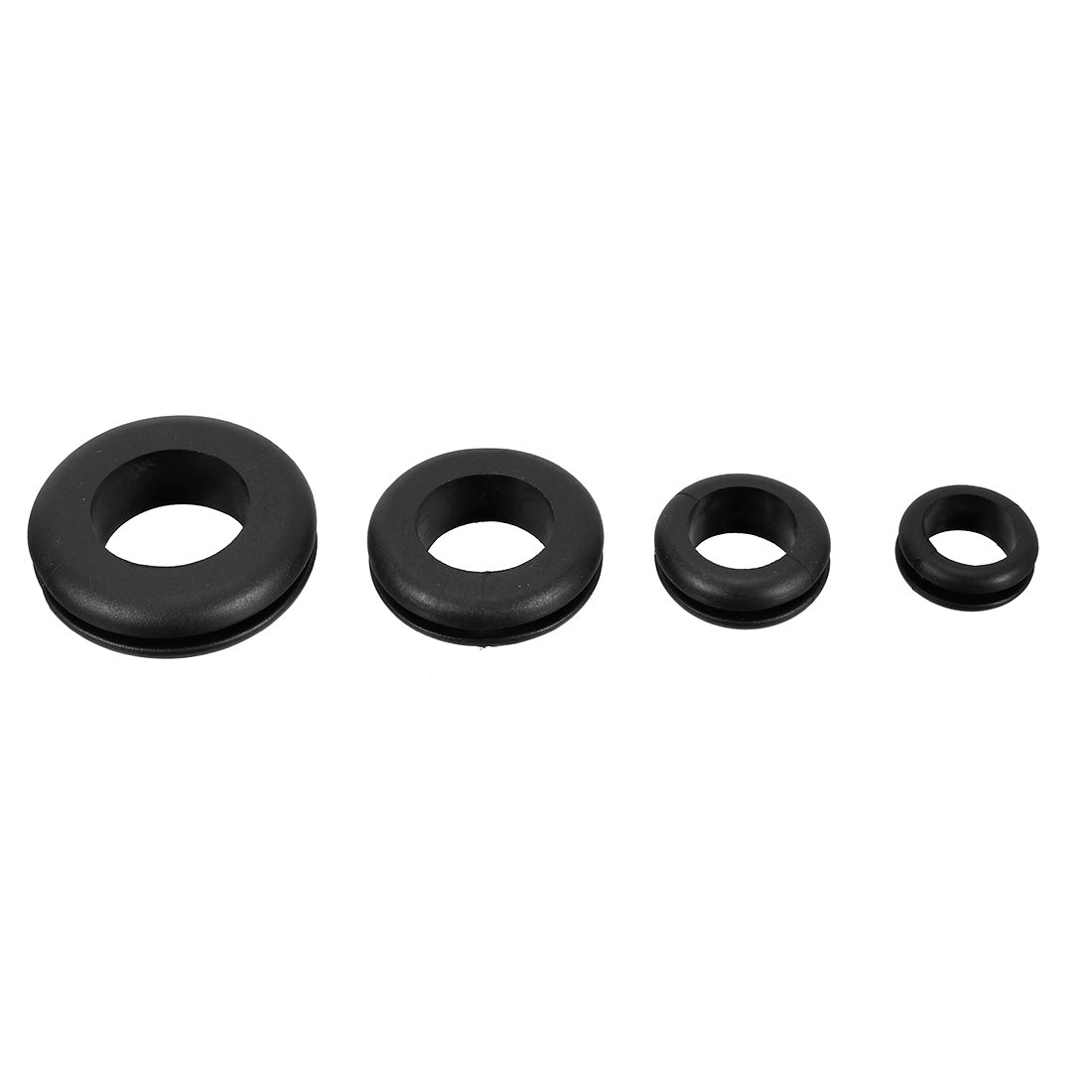 Harfington 180 Pcs Rubber Grommet Assortment Fire Wall Firewall Wiring Electrical Wire Gasket Kit