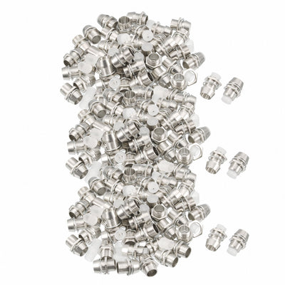 uxcell Uxcell 150pcs 5mm LED Lamp Holder Light Bulb Socket Zinc Alloy Chrome Plated for Light-emitting Diode Lighting