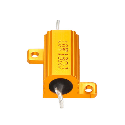 Harfington Uxcell Aluminum Case Resistor 10W 18 Ohm Wirewound for LED Converter with Rod Post 10W18RJ