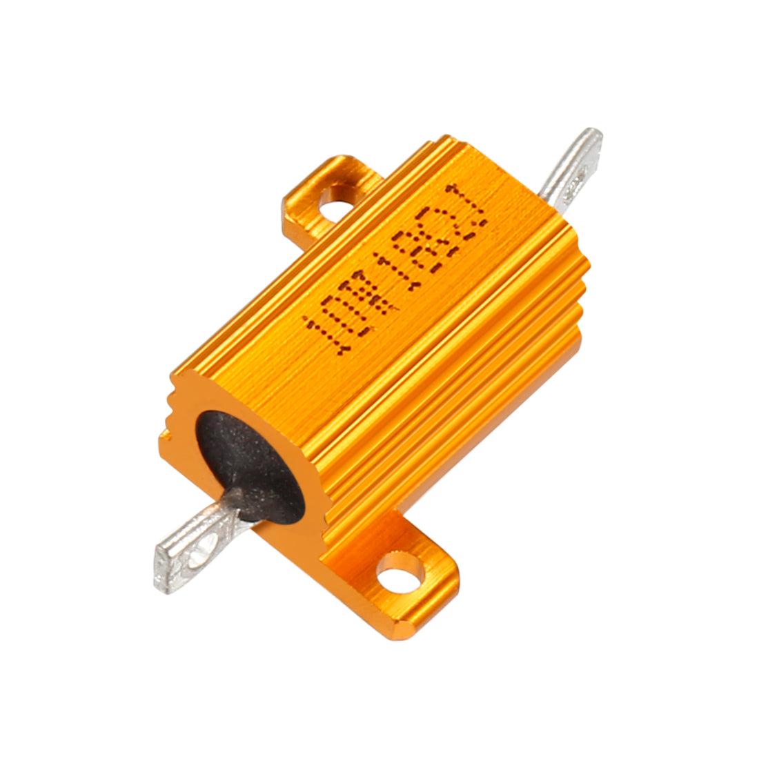 uxcell Uxcell Aluminum Case Resistor 10W 18 Ohm Wirewound for LED Converter with Rod Post 10W18RJ