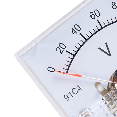 Harfington Uxcell DC 0-100V Analog Panel Voltage Gauge Volt Meter 91C4 2.5% Error
