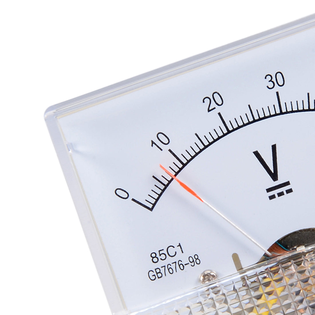 uxcell Uxcell DC 0-50V Analog Panel Voltage Gauge Volt Meter 85C1 2.5% Error