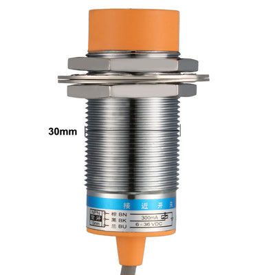 Harfington 15mm Detecting Distance Inductive Proximity Sensor Switch Detector NPN NO DC 6-36V 300mA 3-wire LJ30A3-15-Z/BX