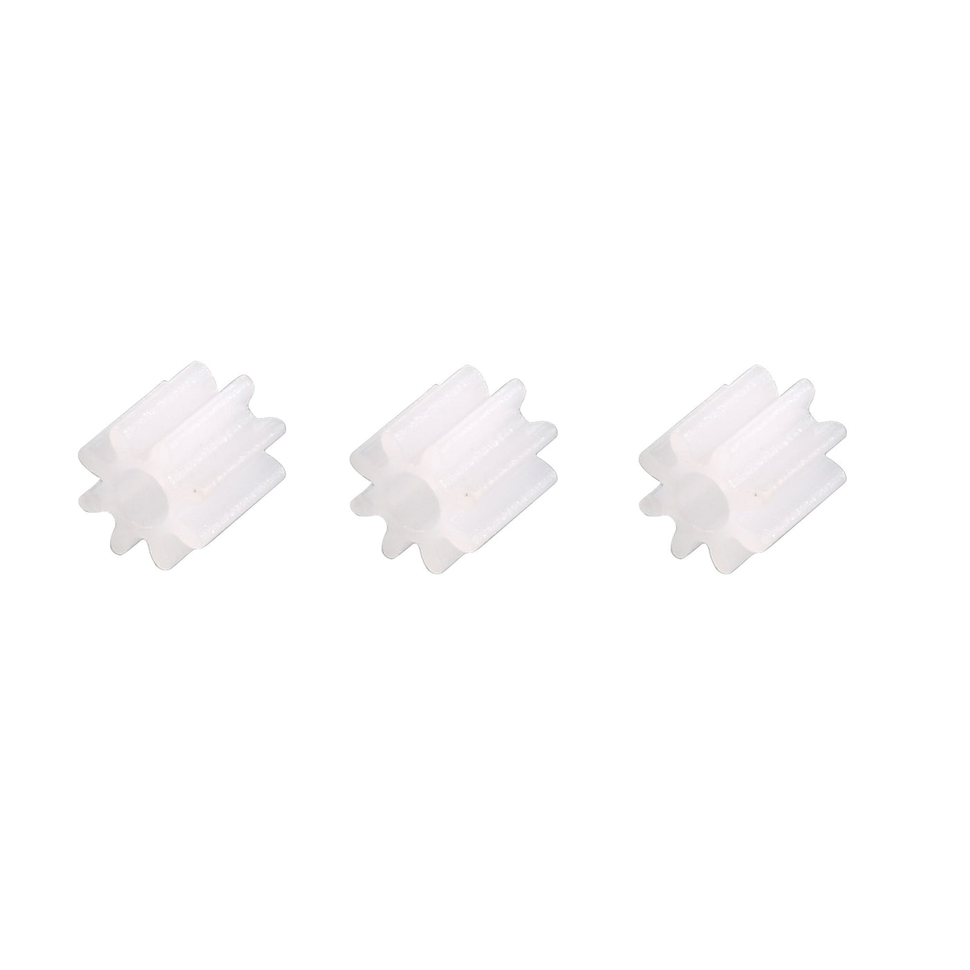 uxcell Uxcell 50Pcs 082A Plastic Gear Accessories with 8 Teeth for DIY Car Robot Motor