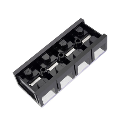 Harfington Dual Rows 4 Positions 600V 100A Wire Barrier Block Terminal Strip