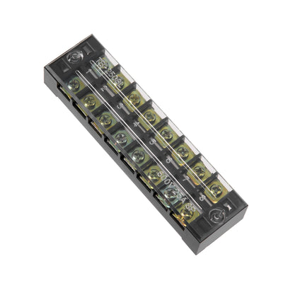 Harfington Dual Rows 8 Positions 600V 25A Wire Barrier Block Terminal Strip TB-2508L